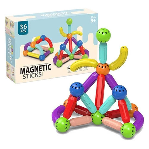 36 Pcs Magnetic Bar Blocks