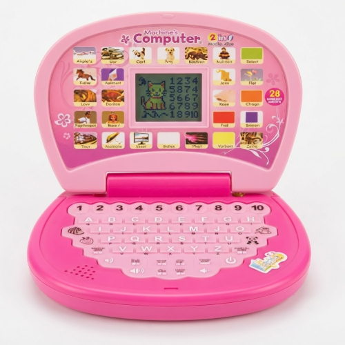 Educational Laptop Computer for Kids Age 2-5 Years (Mini Laptop) - Pink