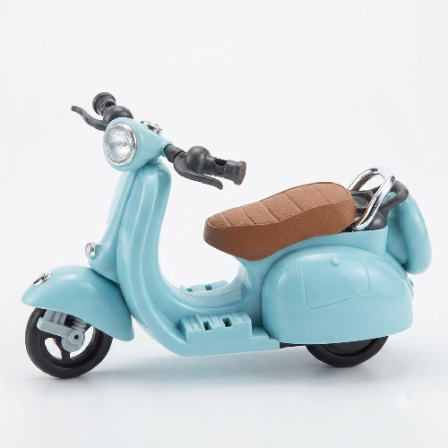 Motor Tide Flow - Musical Stunt Tricycle Scooter with Rider Girl - 360° Rotation, Swing Action & Dazzling Lights, Melodious Music - Image 4