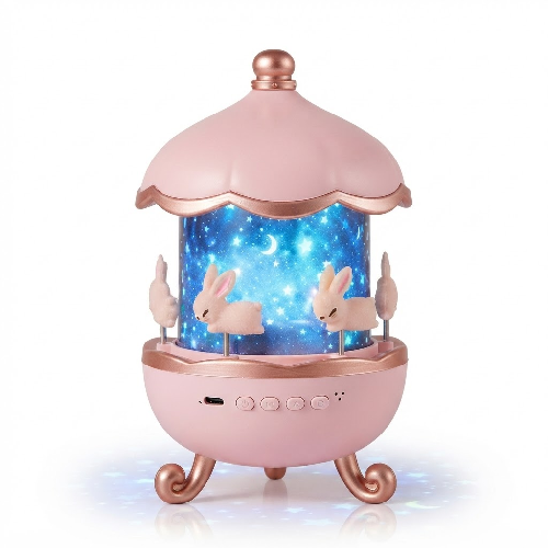 Rabbits Night Light, Night Lamp Star Projector