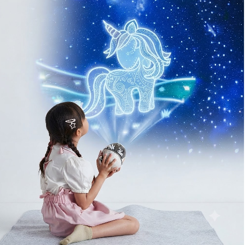 Rabbits Night Light, Night Lamp Star Projector - Image 3