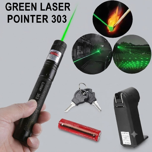 4 in 1 Rechargeable Green Laser Pointer