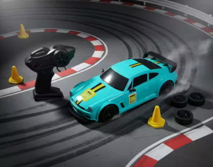 4WD Drift RC Car 2.4GHz Remote Control Toy with Lights & Sound