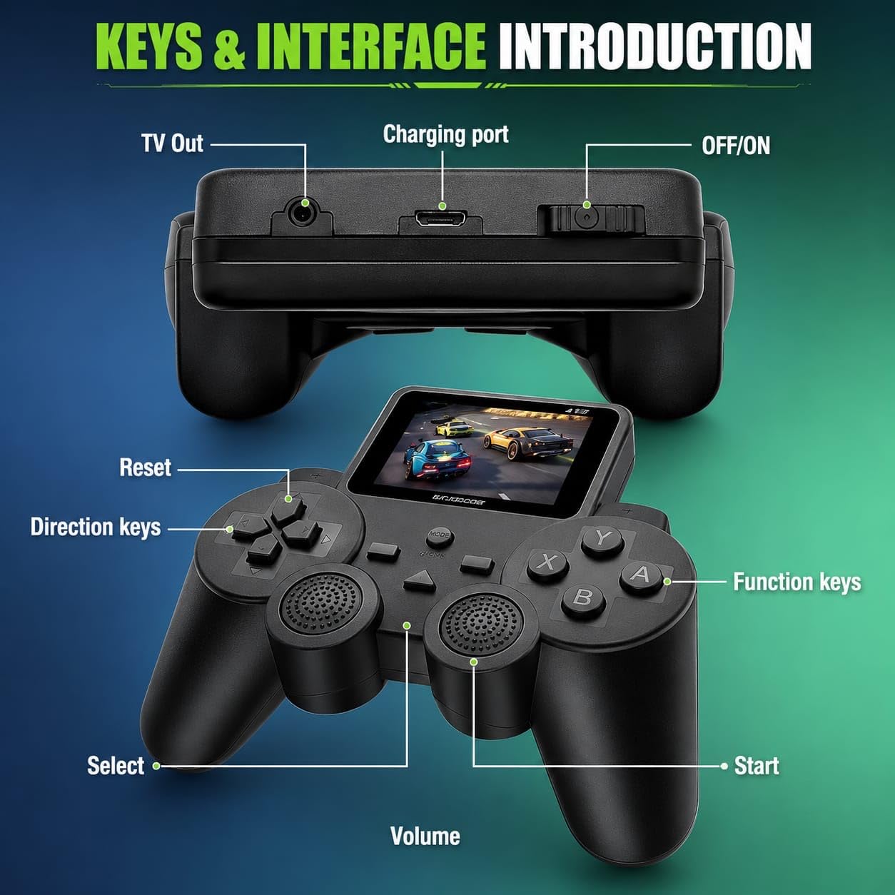 S10 Handheld Gamepad Console with Classic Games - Image 3