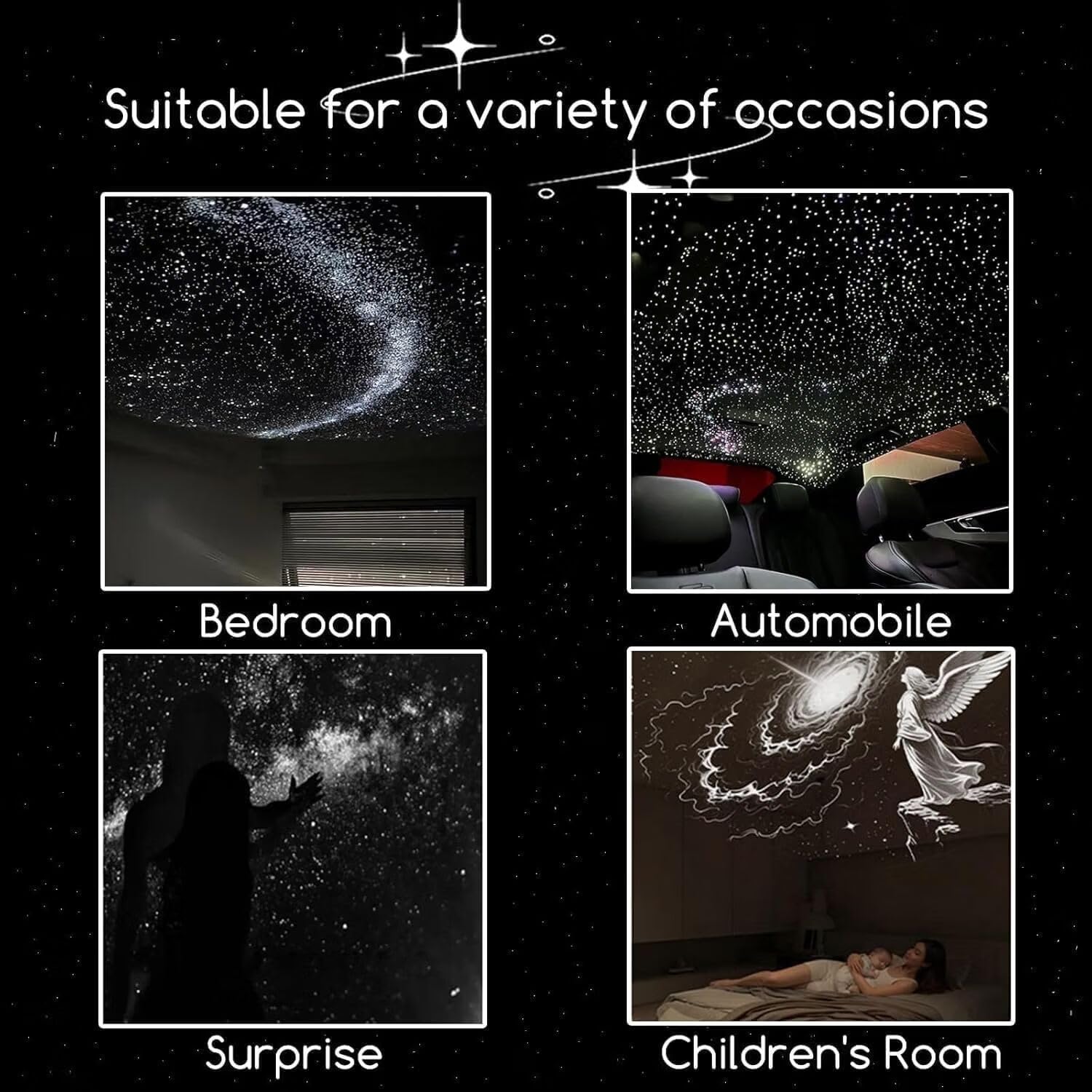 Portable USB Star Projector with 6 Cosmic Display Scenes - Image 3